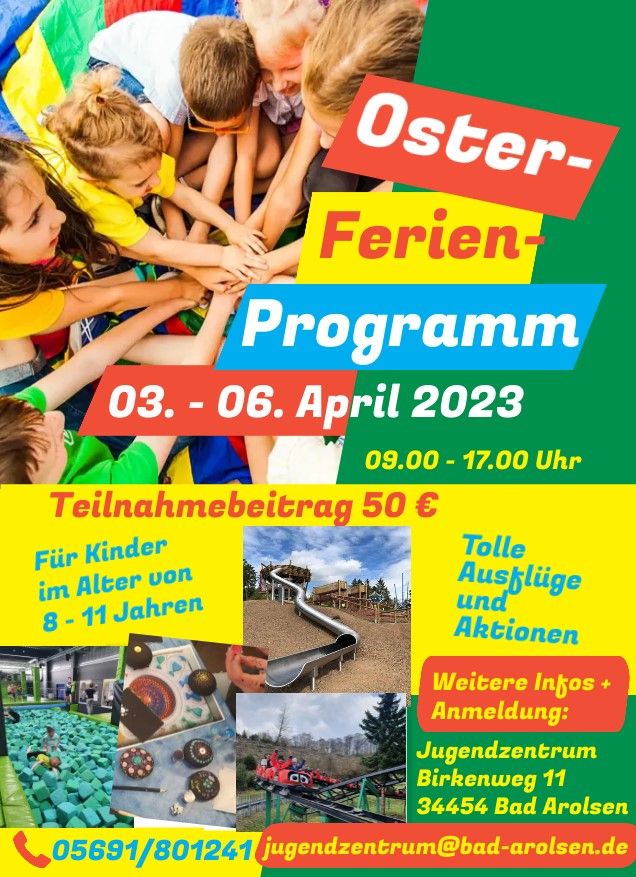 Flyer Osterferienprogramm 2023