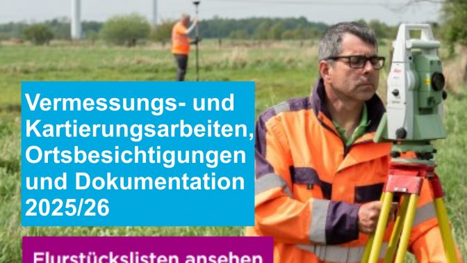 Rhein-Main-Link (Stromtrasse) - Ankündigung von Vermessungs- und Kartierungsarbeiten für die Trassenplanung