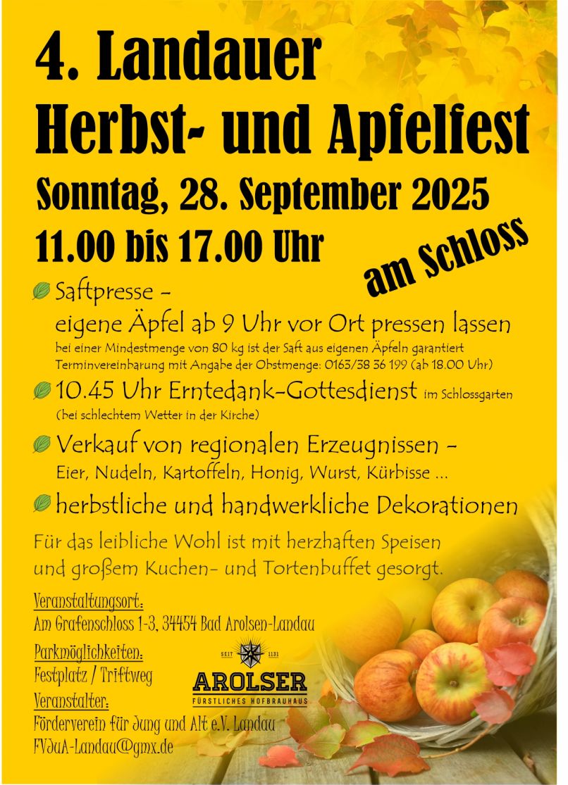 5. Landauer Herbst- und Apfelfest